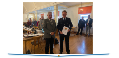 Glückwunsch zur Ernennung zum stellvertretenden Gemeindebrandmeister