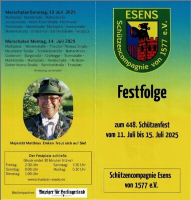 Schützenfest Freitag, den 11.07.2025 (Bild vergrößern)