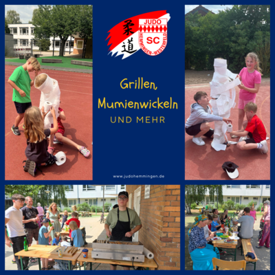 Grillen, Mumienwickeln und mehr (Bild vergrößern)