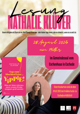 Lesung Nathalie Klüver (Bild vergrößern)