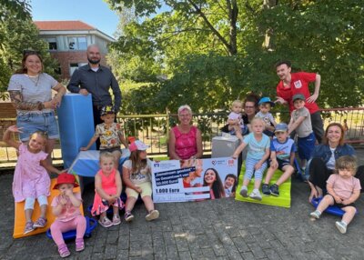 1000 Euro für die Kita „Dossespatzen“