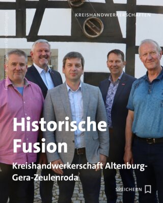 Historischer Zusammenschluss im Ostthüringer Handwerk (Bild vergrößern)
