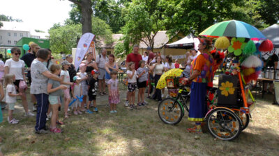 Dudel und Lumpi waren das Highlight des Stadtteilfestes