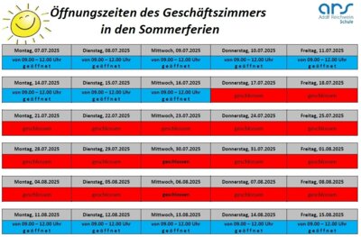 Öffnungszeiten