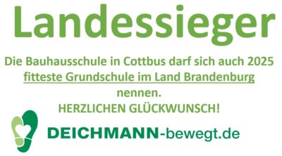 Landessieger - Fitteste Grundschule im Land Brandenburg