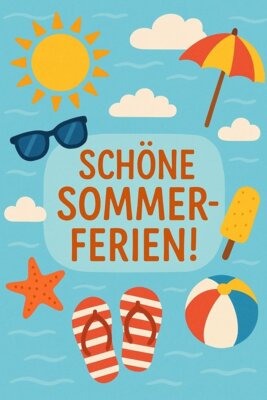 Sommerferiengruß (Bild vergrößern)