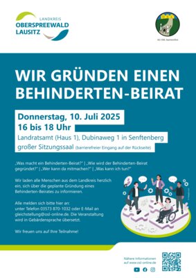 Plakatmotiv der Veranstaltung. Grafik: Landkreis OSL (Bild vergrößern)