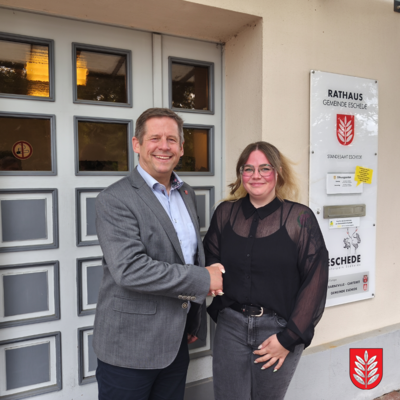 Ein neues Gesicht im Rathaus! (Bild vergrößern)