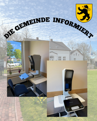 Das PointID-System im Einwohnermeldeamt der Gemeinde Dornum. (Bild vergrößern)