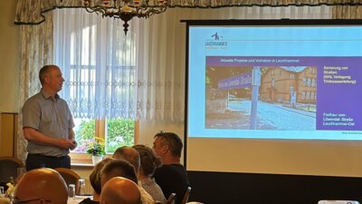 Erster "Business-Talk" am 2. Juli 2025 in der Diele des Kulturhauses