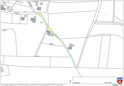 Update Straßen-, Wasserleitungs- und Kanalarbeiten im Ortsteil Witzlasreuth: Fichtenweg (Bild vergrößern)