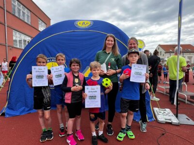 Klassen 1 bis 6: Beim Turmfestlauf waren wir dabei!