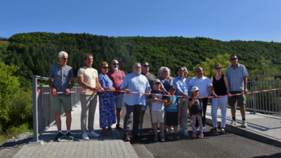 Eröffnung der neuen Sportplatzbrücke (Bild vergrößern)