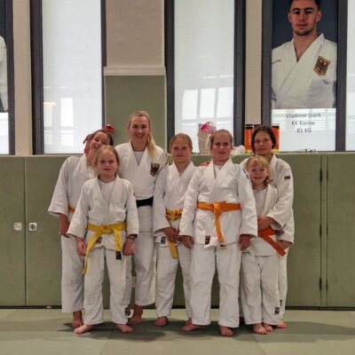 Judo - Training mit Martyna Trajdos und 3 neue Gürtel