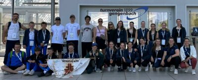 32 TVG-Mitglieder beim Deutschen Turnfest
