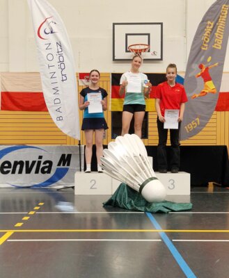 Sieger Girls Singles U17: Jette Berge (BV Tröbitz)