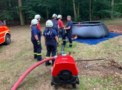 Feuerwehr übte für den Ernstfall