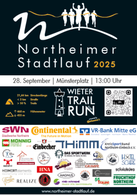 Meldung: Der Startschuss ist gefallen! Anmeldung zum Northeimer Stadtlauf 2025