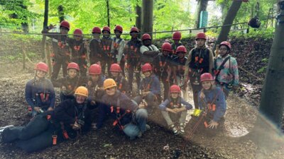 Meldung: Waschbären im Kletterpark