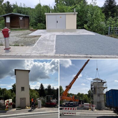 Rückbau alter Trafostation