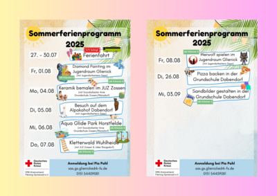 Meldung: Sommerferienprogramm 2025