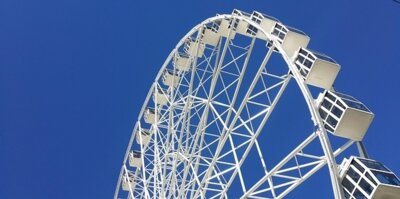 Foto zur Meldung: Azubi-Speeddating auf dem Riesenrad beim BRANDENBURG-TAG 2025