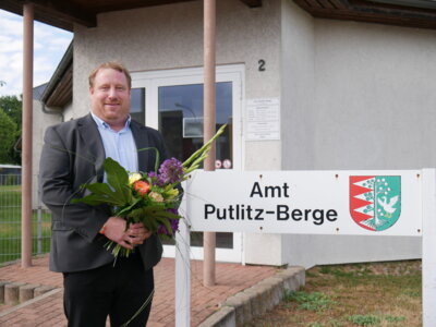 Der neu gewählte Amtsdirektor des Amtes Putlitz-Berge Herr Sebastian Wornien (Bild vergr&ouml;&szlig;ern)
