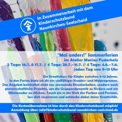 Sommerferien im Atelier Marion Fuderholz (Bild vergrößern)