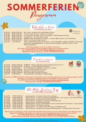 Ferienprogramm in Wittstock/Dosse