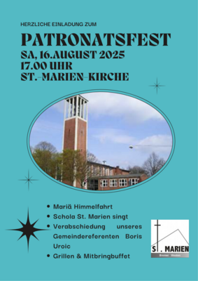 Vorschaubild zur Meldung: Patronatsfest St. Marien