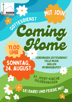 Vorschaubild zur Meldung: Coming Home Gottesdienst