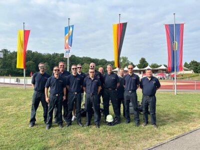 Das Team bei den Meisterschaften