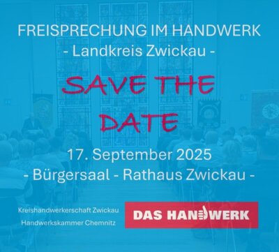 save the date - Gesellenfreisprechung am 17. September 2025 (Bild vergrößern)