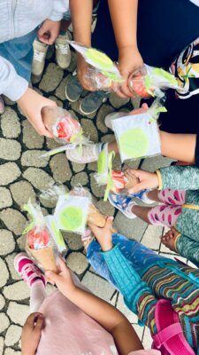 Meldung: Besuch der zukünftigen Erstklässler