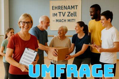 Meldung: Umfrage zum Ehrenamt im TV Zell - Deine Meinung zählt!