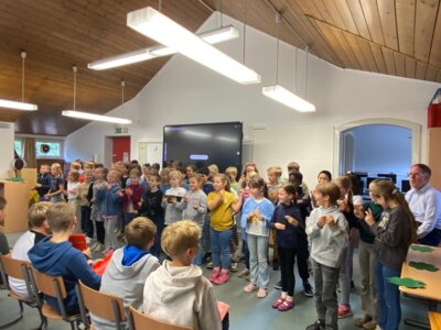 Foto zur Meldung: Verabschiedung der Viertklässler
