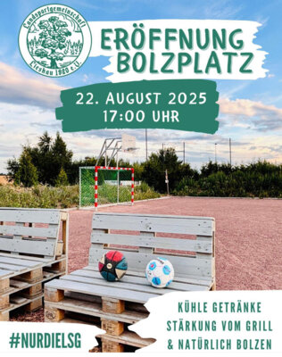 Eröffnung des neuen Bolzplatzes für Fußball und Basketball am 22.8.2025 um 17:00 Uhr (Bild vergr&ouml;&szlig;ern)