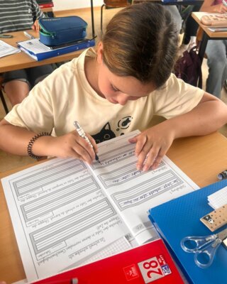 Klasse 5b: Schreibwerkstatt