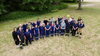 Zeltlager der Jugendfeuerwehren Rechlin und Röbel/Müritz (Bild vergrößern)