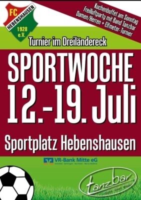 Plakat Sportwoche