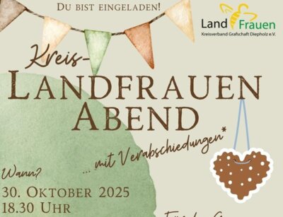 LandFrauen Abend 30.Oktober 25