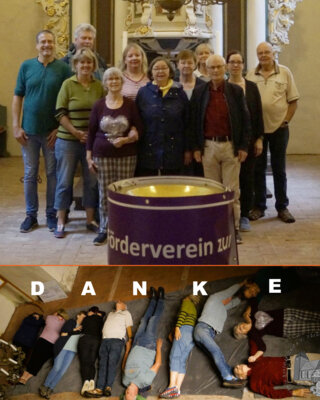Förderverein verabschiedet das Ehepaar Schenk