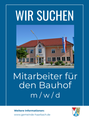Wir suchen: Mitarbeiter für den Bauhof (m/w/d)