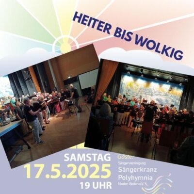 Heiter bis wolkig - klangvoller Abend in Jügesheim! (Bild vergr&ouml;&szlig;ern)