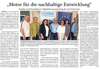 Meldung: ILE Inntal stellt sich vor: Neue Projekte und Perspektiven für nachhaltige Entwicklung