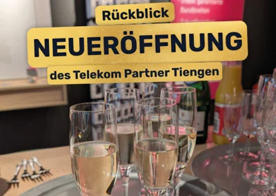 Unser Telekom Partner Tiengen feiert seine Wiedereröffnung (Bild vergrößern)