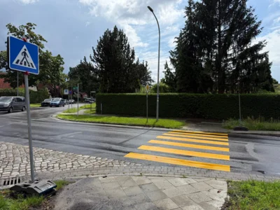 Bitte um Beachtung und Vorsicht: Temporäre Fußgängerüberwege im Stadtgebiet eingerichtet