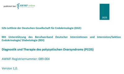 Neue S2k-Leitlinie der Deutschen Gesellschaft für Endokrinologie (DGE) unter Mitwirkung der DGSP (Bild vergrößern)