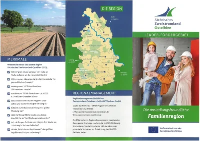 Meldung: Der Flyer des Sächsischen Zweistromlandes-Ostelbien