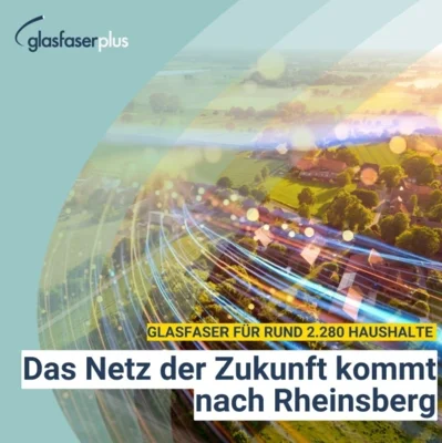 Glasfaser für Rheinsberg